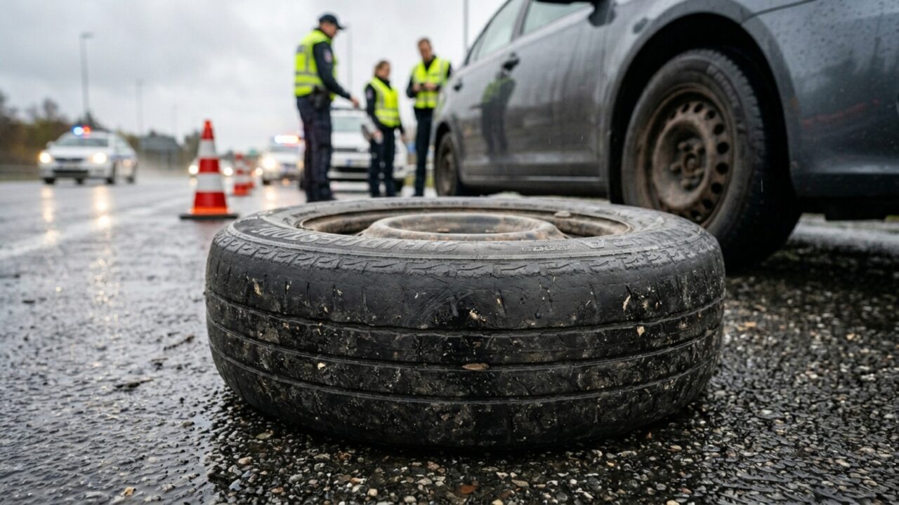 Motoristas desatentos só percebem esse erro nos pneus após serem parados na blitz