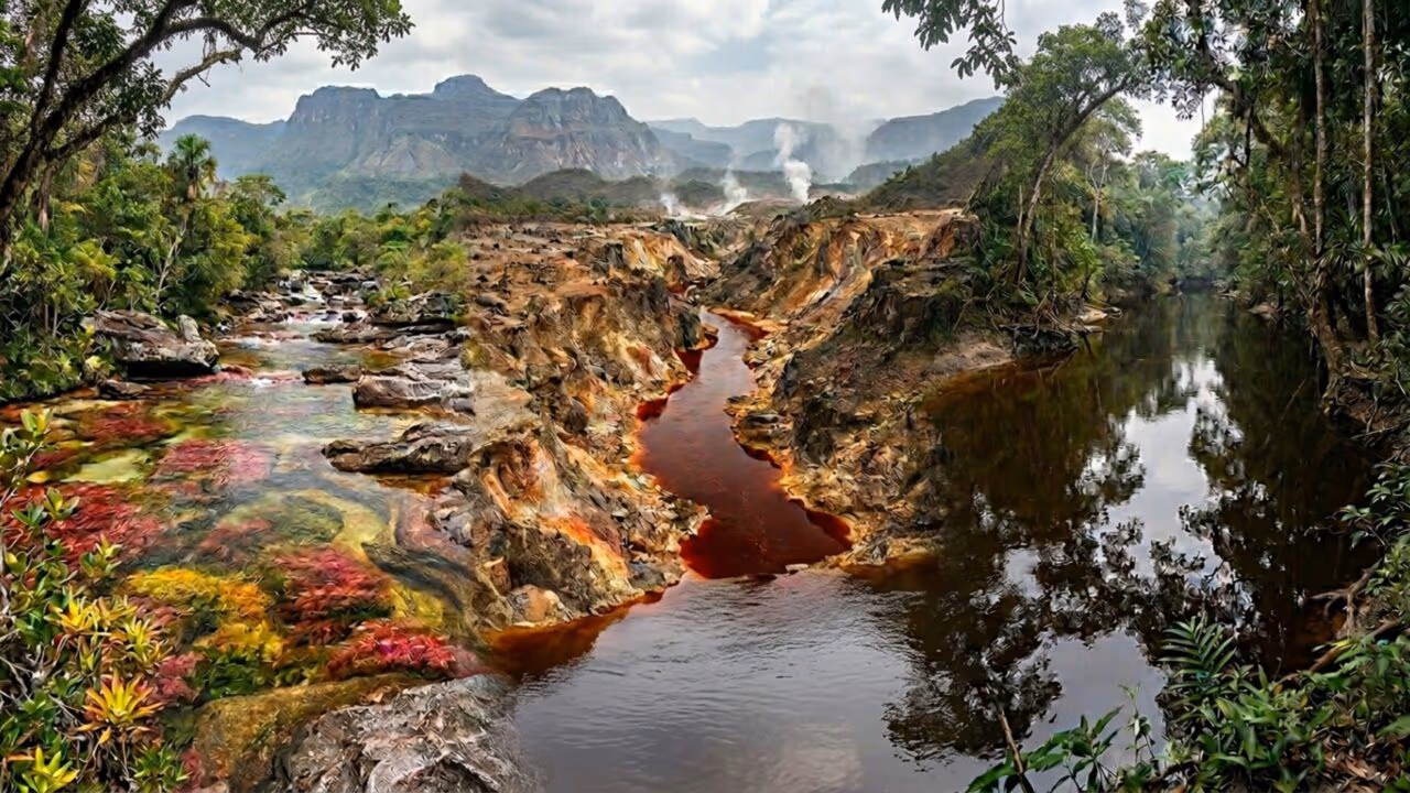 Rios estranhos ao redor do mundo que parecem impossíveis mas realmente existem