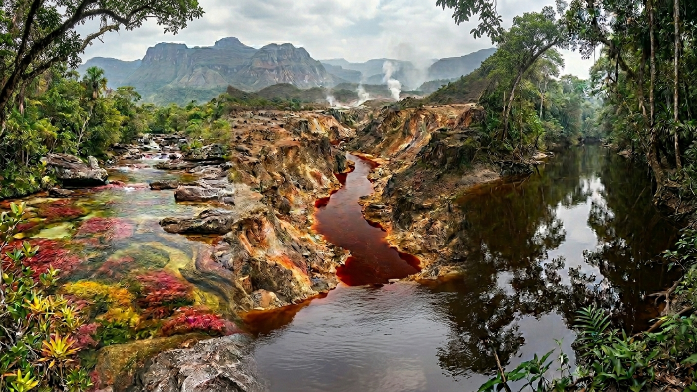 Rios estranhos ao redor do mundo que parecem impossíveis mas realmente existem