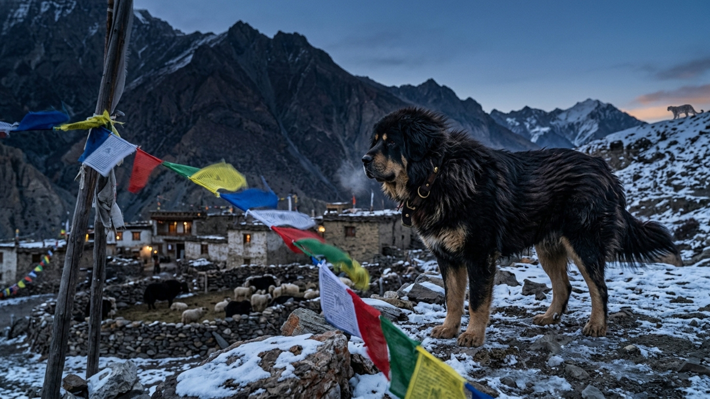 O cão de quase 80 kg usado nas montanhas para afastar leopardos e proteger vilarejos isolados