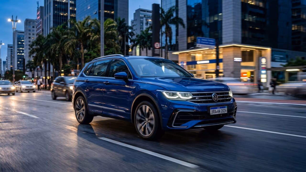 Tiguan mais potente já vendido no Brasil tem 272 cv, 35,7 kgfm e tração integral para um SUV com pegada esportiva