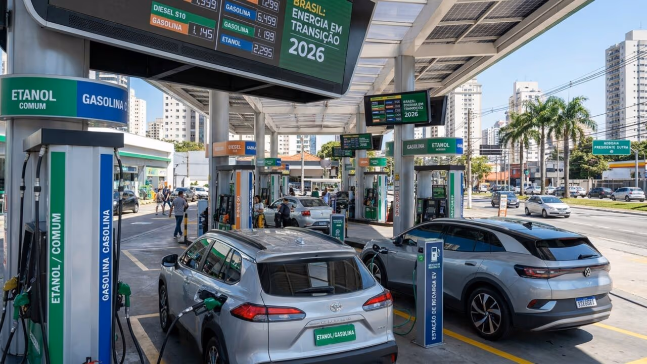 Adeus imediato à gasolina? 2026 deve consolidar uma convivência mais complexa