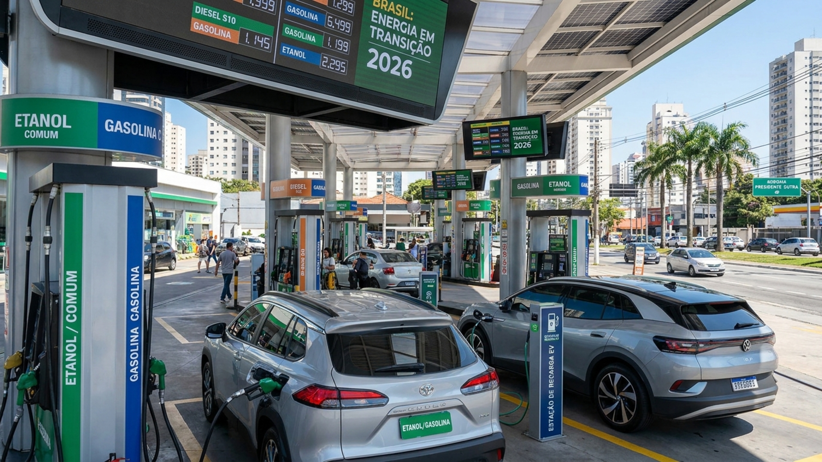 Adeus imediato à gasolina? 2026 deve consolidar uma convivência mais complexa