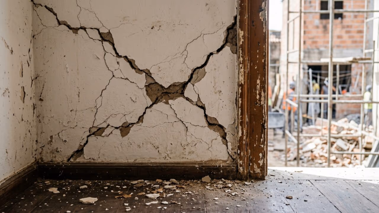 O que diz a lei sobre rachaduras causadas na sua casa pela obra do vizinho?