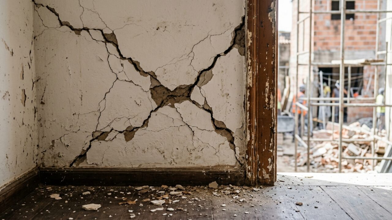 O que diz a lei sobre rachaduras causadas na sua casa pela obra do vizinho?