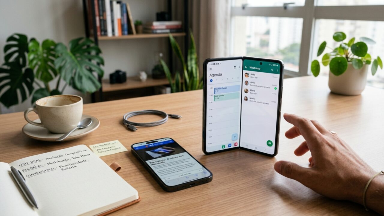 Celular dobrável chamou atenção, mas ainda precisa convencer o usuário comum de que vale o preço