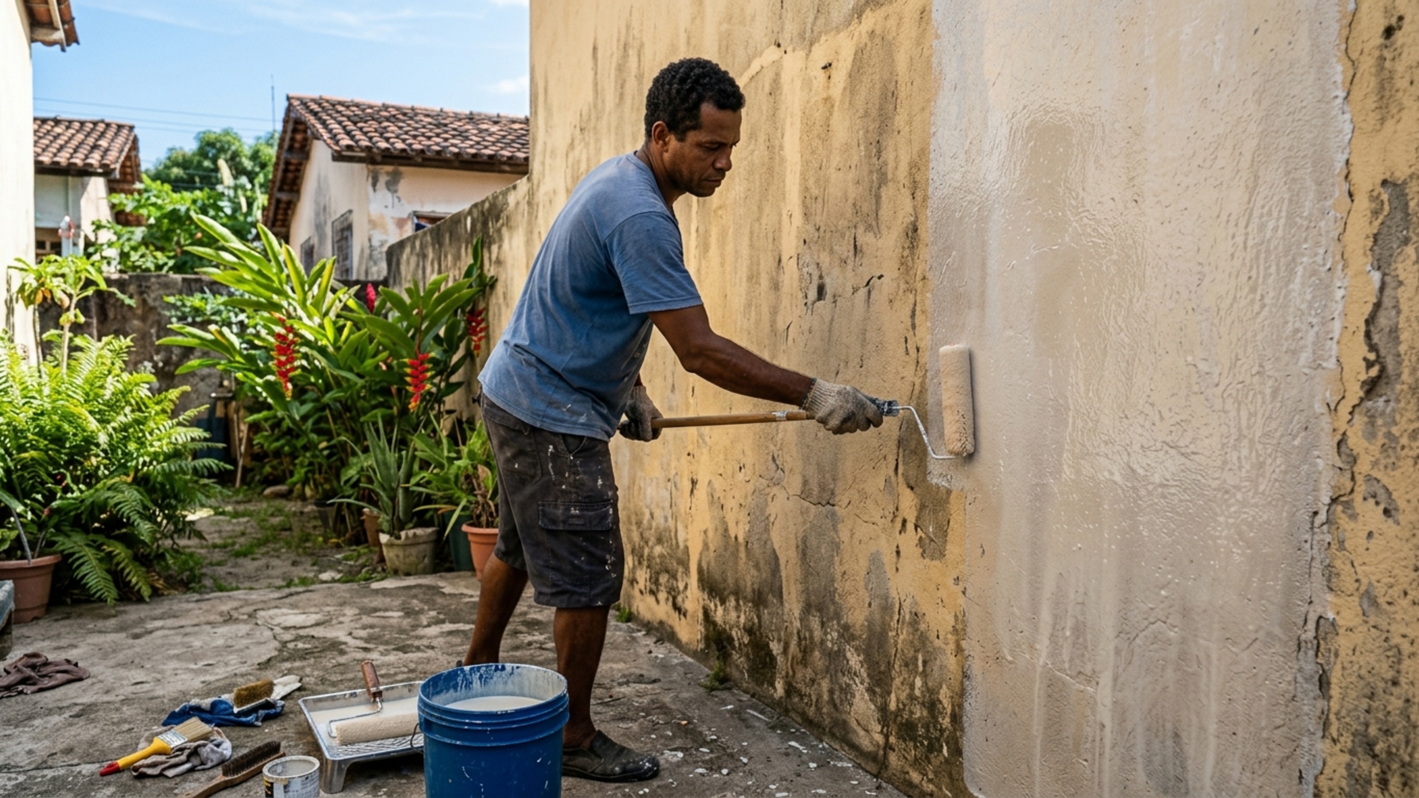 Não é verniz: a solução caseira que protege áreas externas do sol e da chuva