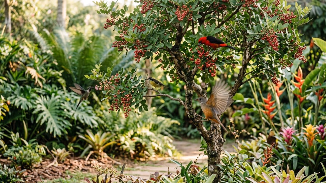 Conheça as plantas que atraem pássaros e deixam o jardim mais vivo