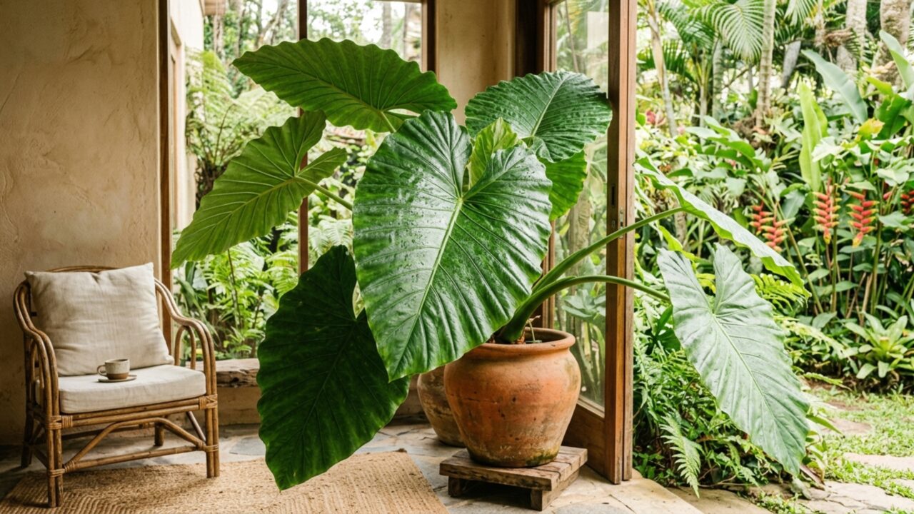 Planta orelha de elefante: como cultivar essa gigante sem complicação em casa