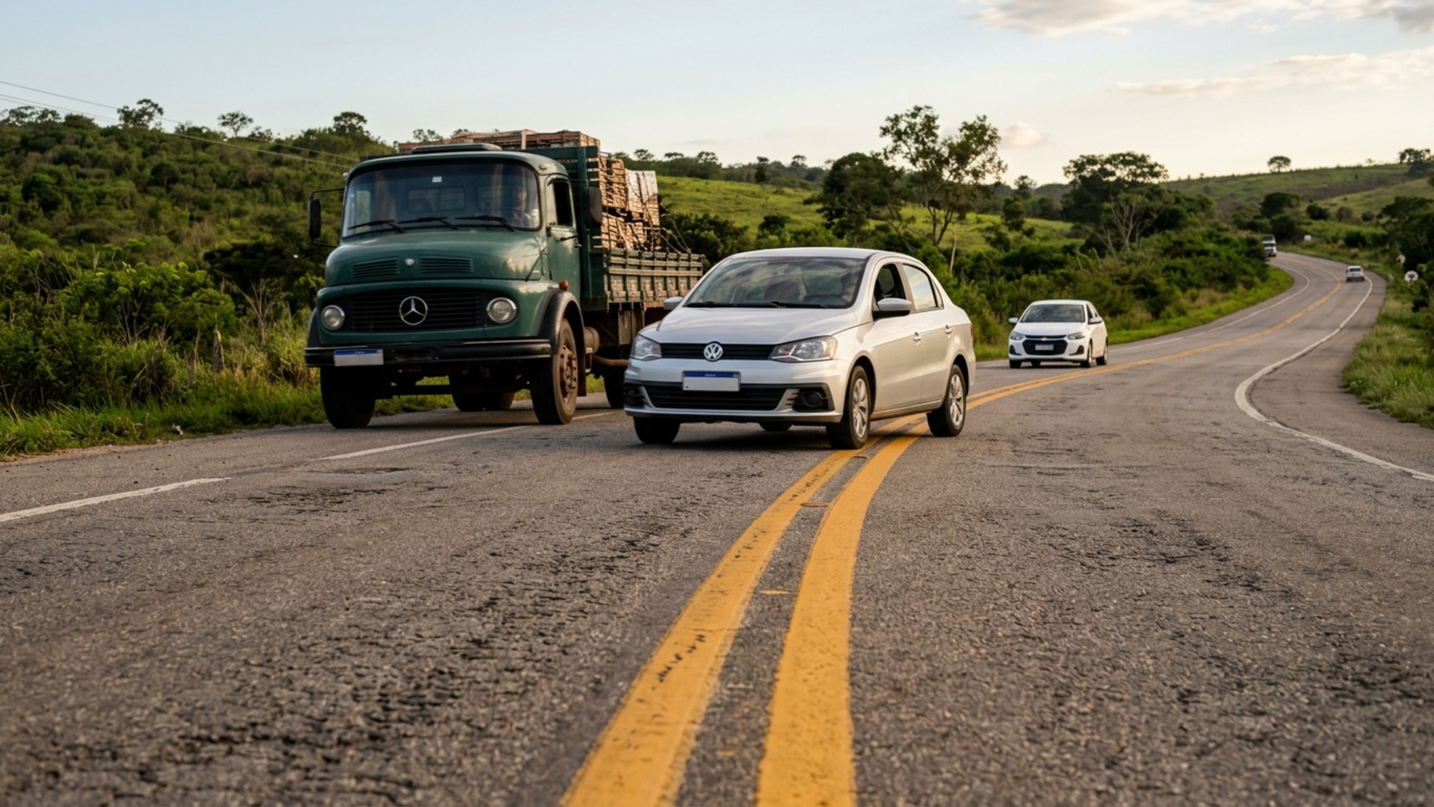 A linha amarela no asfalto que pode custar até R$ 1.467,35 caso seja ignorada