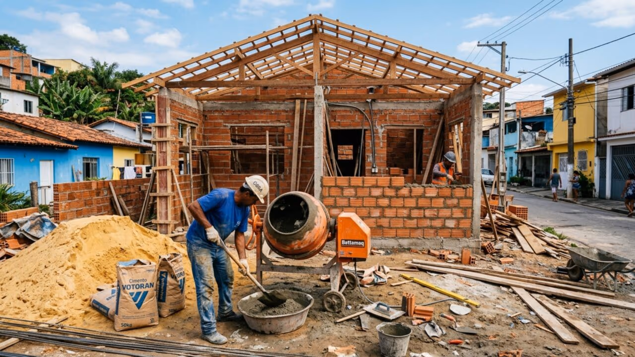 Quanto custa construir uma casa de 70 m² e por que o valor final sempre aumenta?