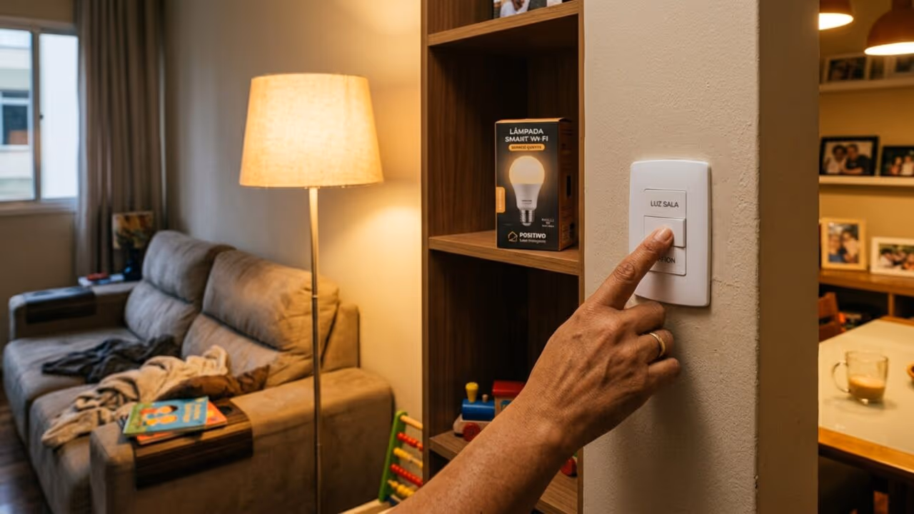 Interruptor inteligente vale mais a pena que lâmpada smart em muitos lares e quase ninguém percebe isso