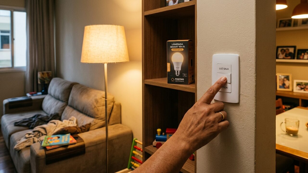Interruptor inteligente vale mais a pena que lâmpada smart em muitos lares e quase ninguém percebe isso