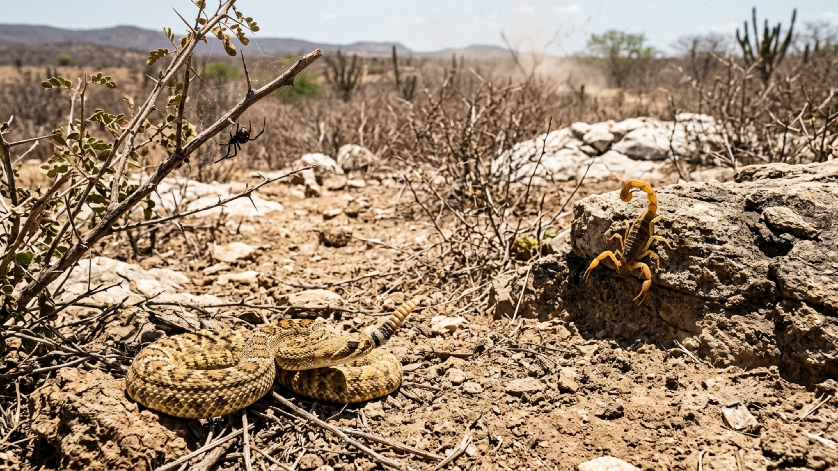 Os animais mais temidos da Caatinga que surpreendem pela resistência e perigo
