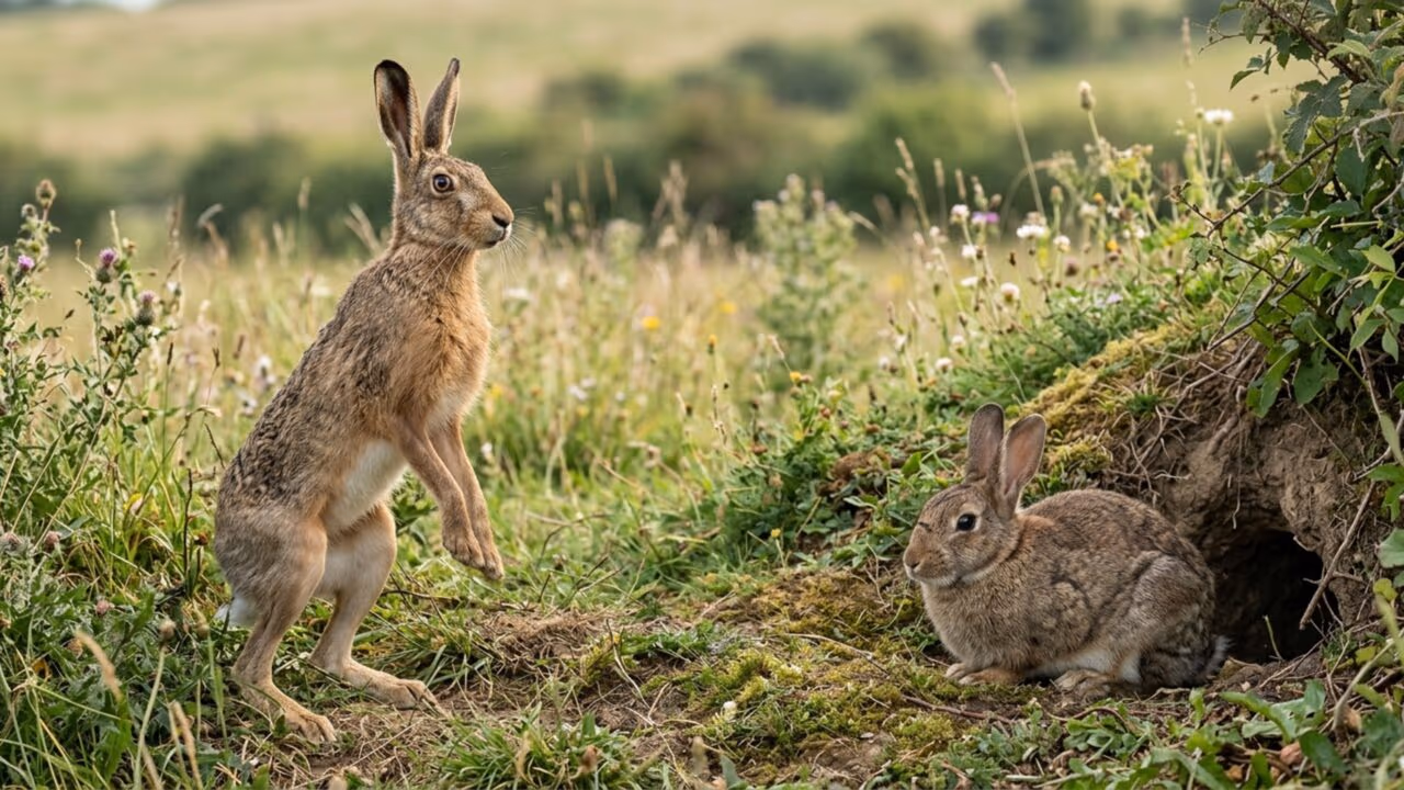 Qual é a verdadeira diferença entre lebre e coelho e por que um deles nunca pode viver numa gaiola?