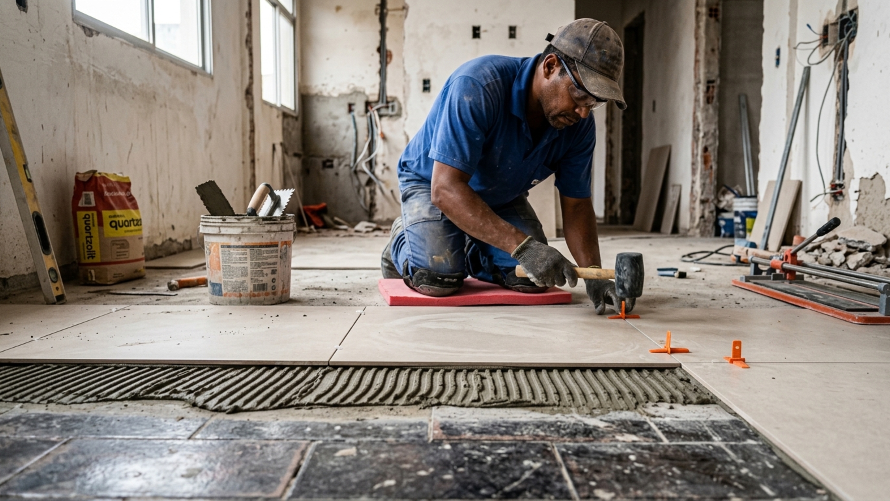 Piso sobre piso vale a pena? O que pedreiro antigo costuma avaliar antes de aprovar a ideia