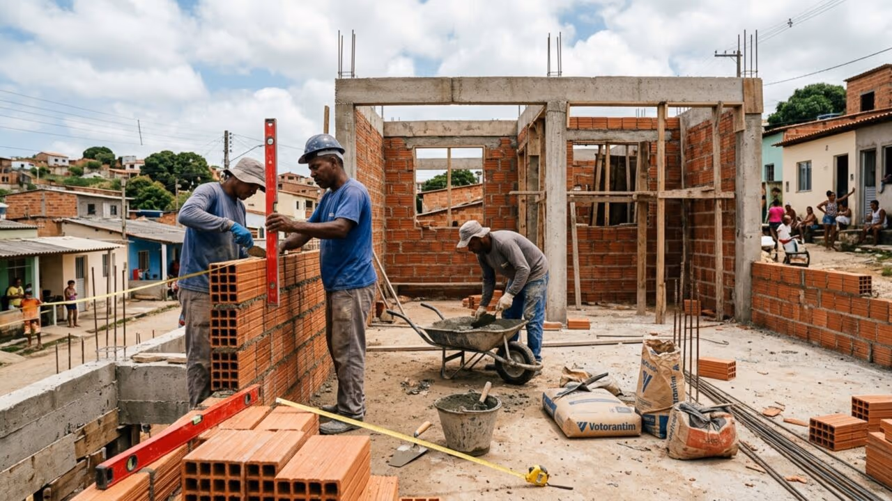 Qual o valor do m² e quanto custa construir uma casa simples em 2026