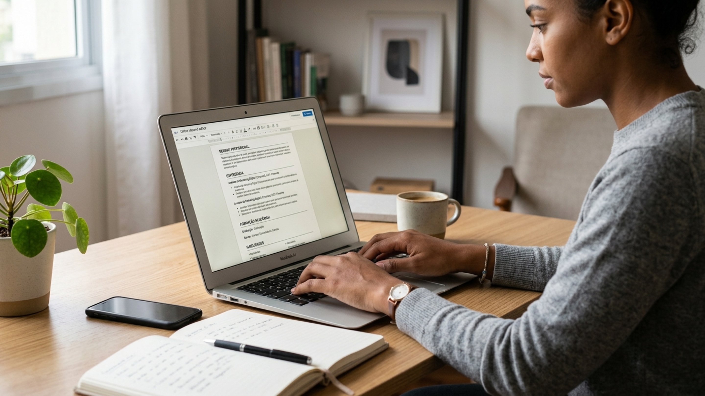 Como criar um currículo online de graça com passo a passo simples e rápido