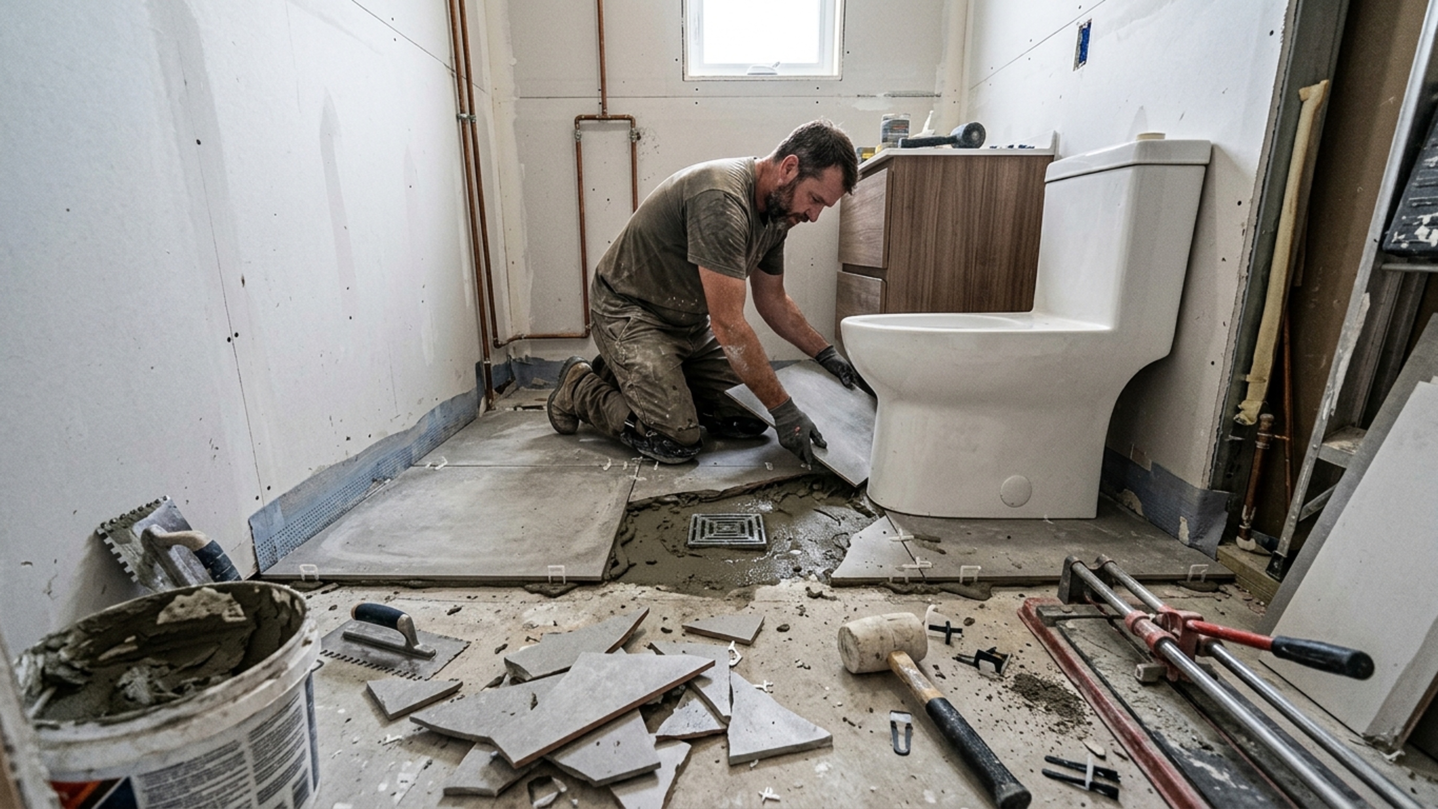 O erro caríssimo ao comprar pisos gigantes para espaços pequenos que os pedreiros detestam avisar o cliente