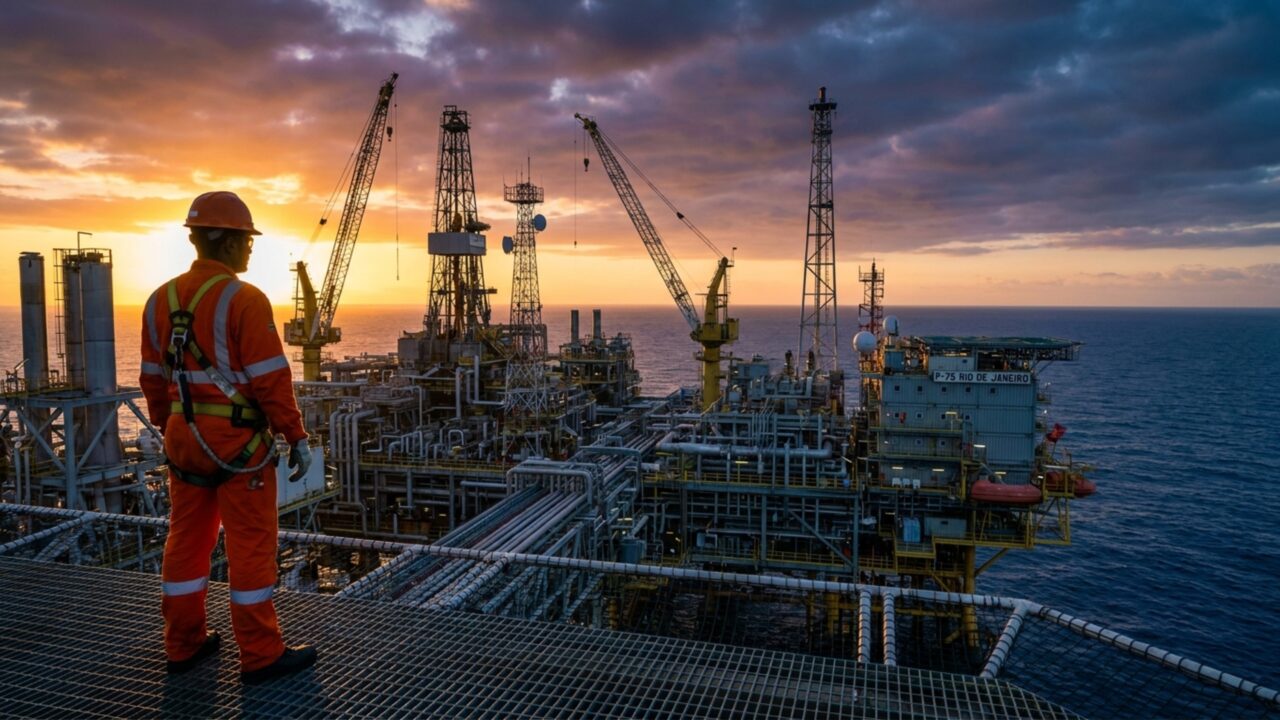 Profissões offshore seguem em alta no Brasil com escala de 14 dias, renda forte e entrada possível com curso técnico
