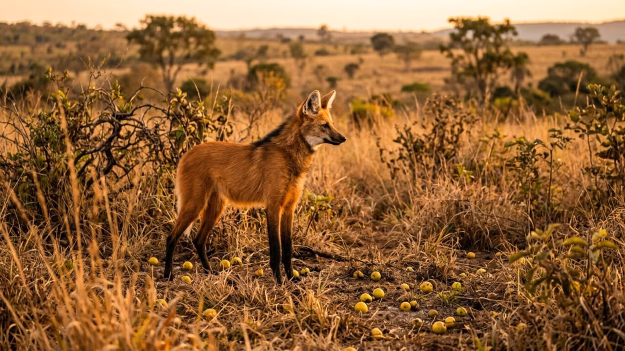 O lobo brasileiro que não vive em matilha e faz jus à nota de 200 reais como símbolo do Brasil