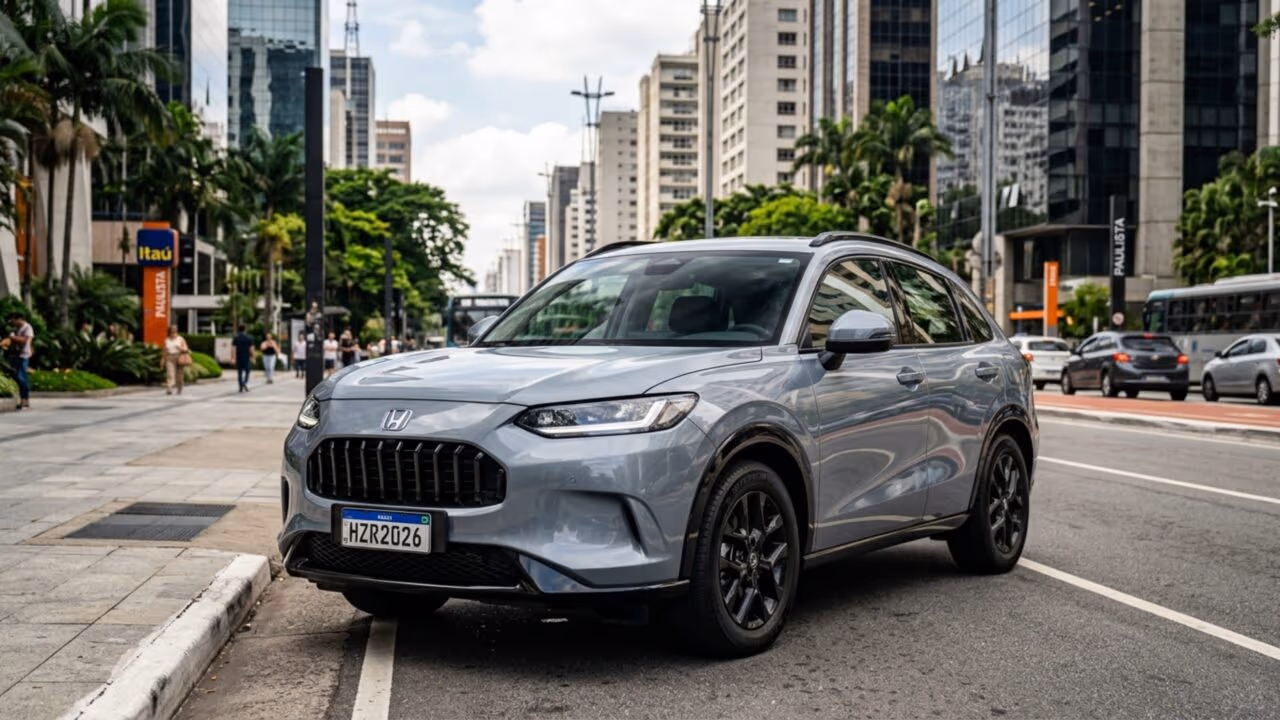 O que faz o Honda ZR-V 2026 buscar espaço entre os SUVs médios mesmo sem motor turbo nem sistema híbrido?