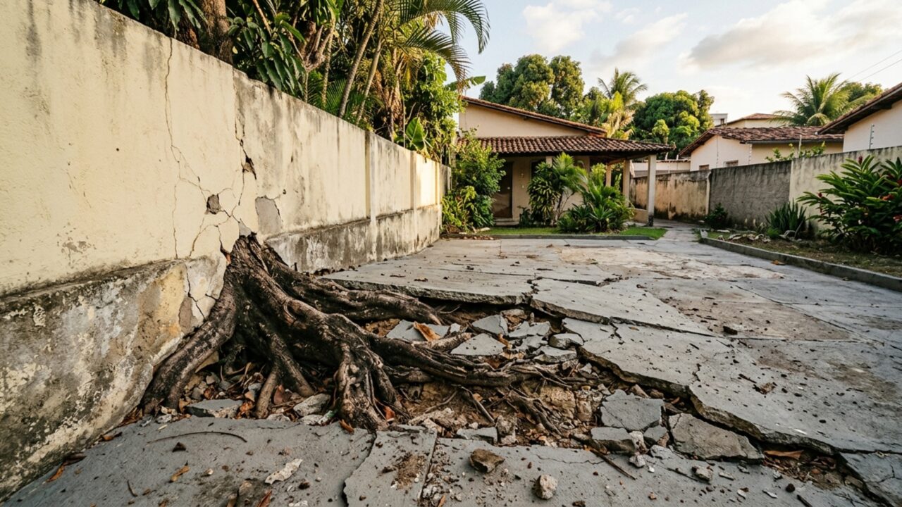 Raízes da árvore do vizinho podem causar problema? Veja o que fazer