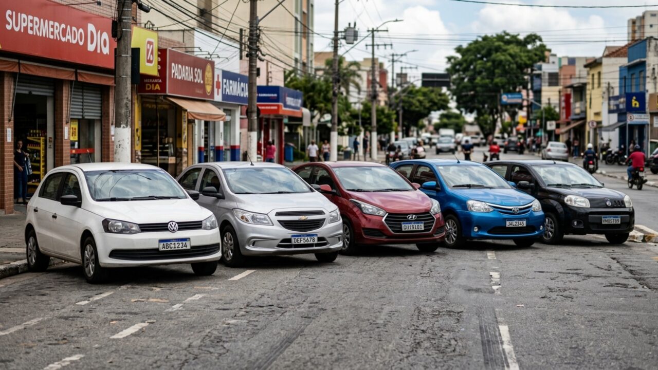 Adeus transporte lotado: os carros usados até R$ 40 mil que devolvem liberdade sem pesar no bolso