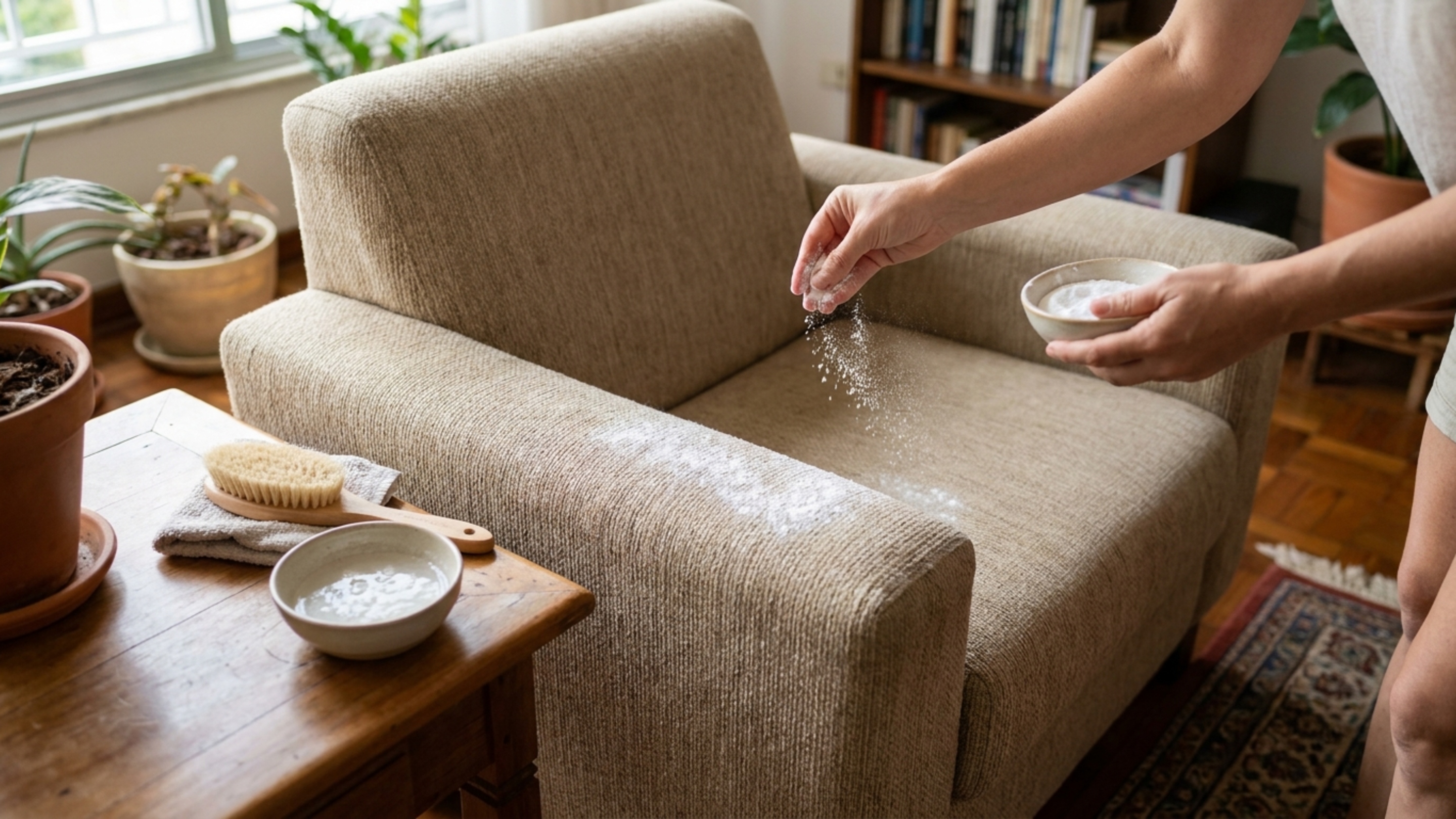 Como usar bicarbonato de sódio em tecidos para eliminar odores e manchas sem danificar as peças