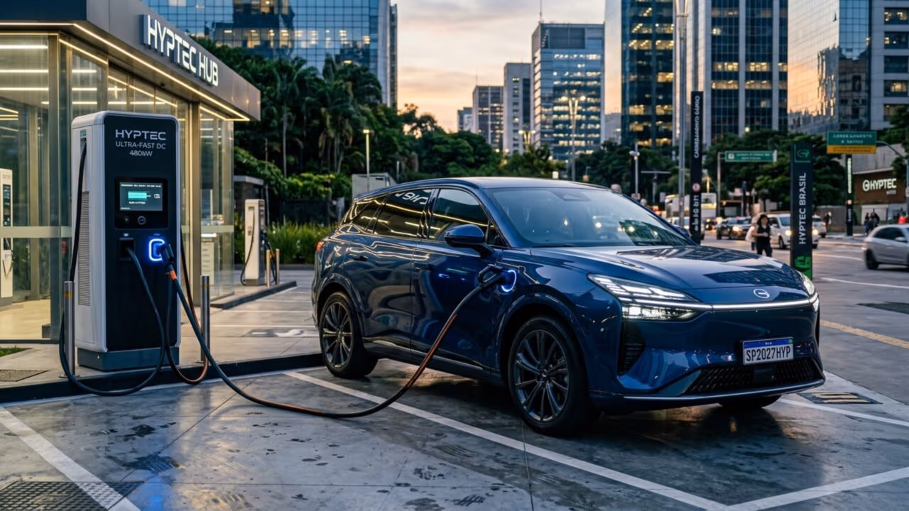 SUV elétrico chega ao Brasil com 431 km de autonomia e recarga em só 15 minutos