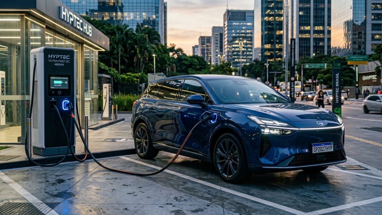 SUV elétrico chega ao Brasil com 431 km de autonomia e recarga em só 15 minutos