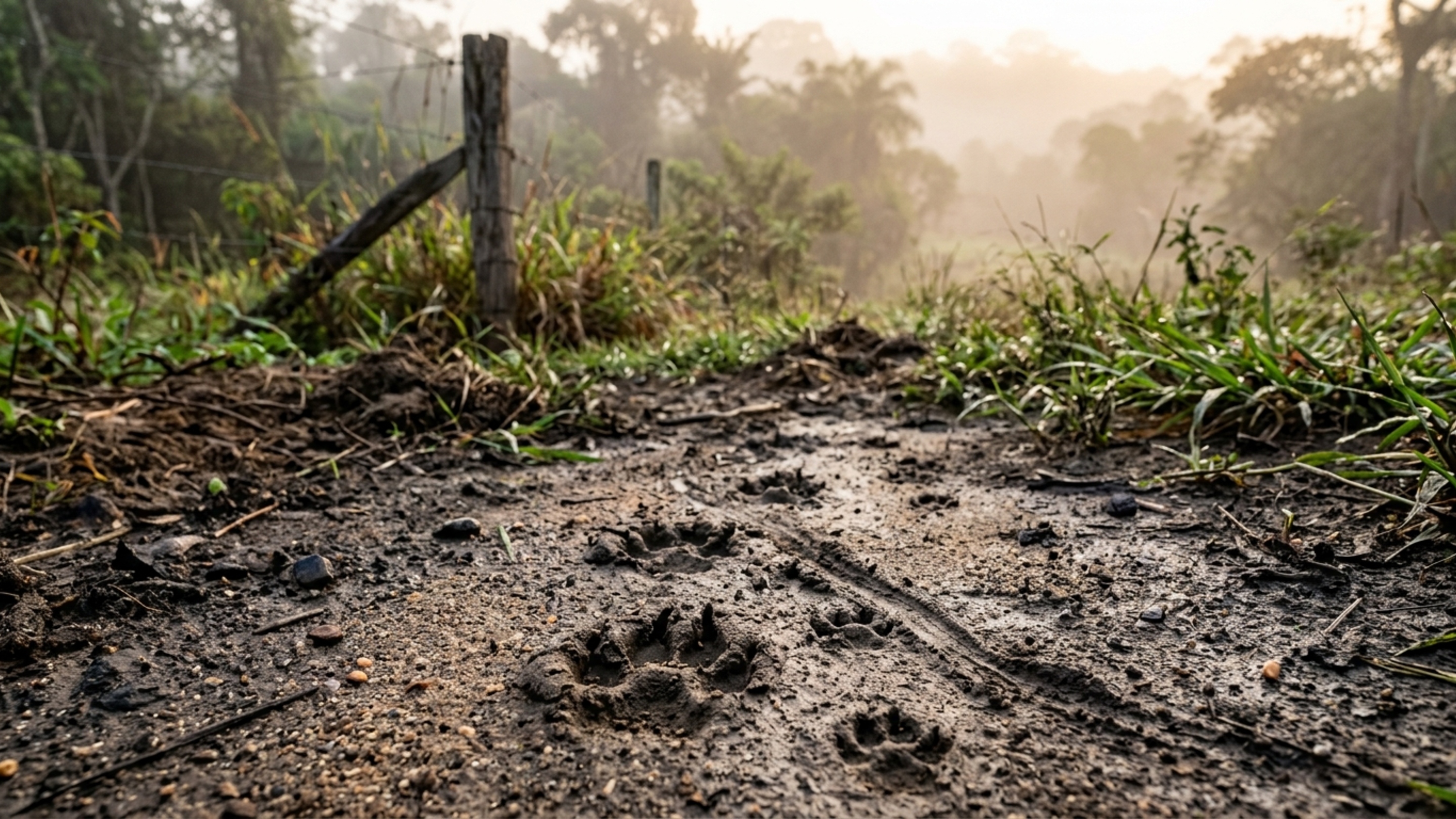 O que podem significar rastros no barro, na areia e no quintal da sua casa?