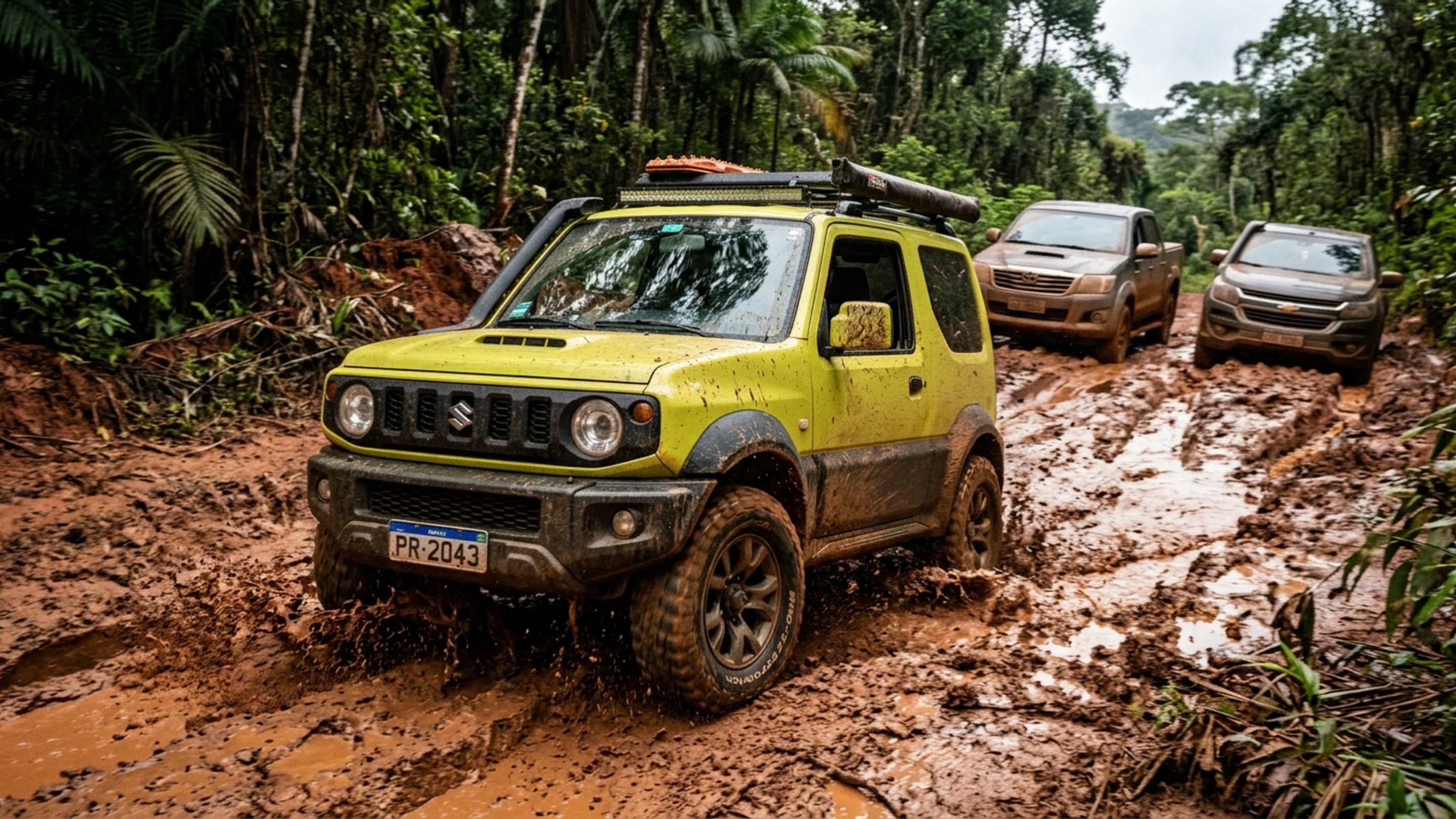 O tanque de guerra japonês que parece de brinquedo, mas atravessa lamaçais onde caminhonetes gigantes atolam