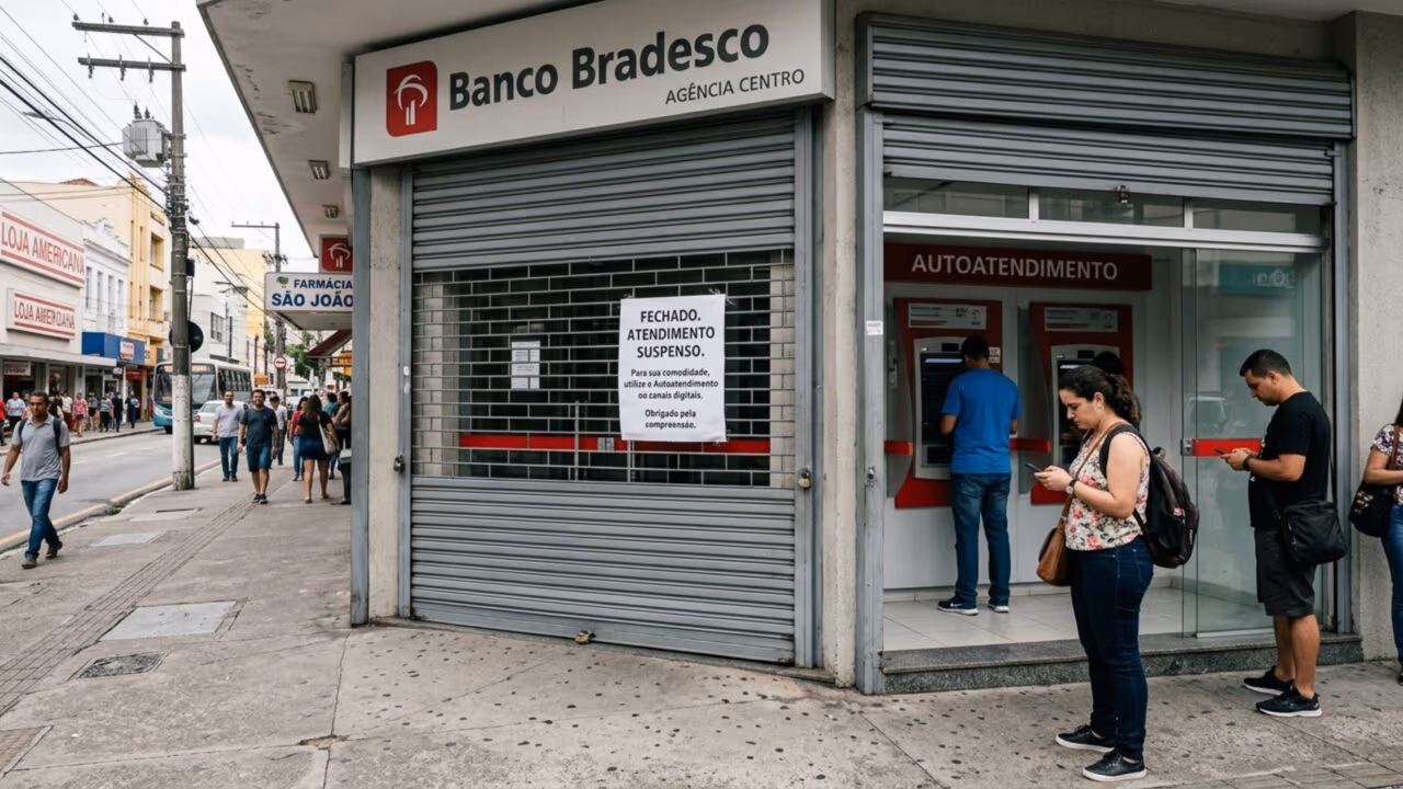 Bancos fecham em plena quinta-feira, dia 23/04