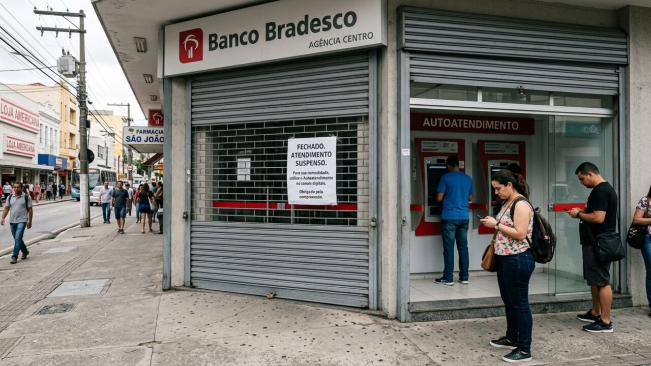 Bancos fecham em plena quinta-feira, dia 23/04