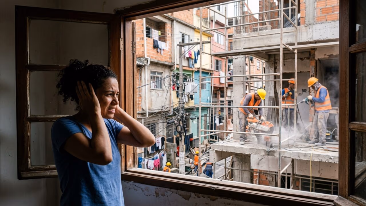 O que diz a lei sobre a obra do vizinho que nunca acaba e gera barulho constante?