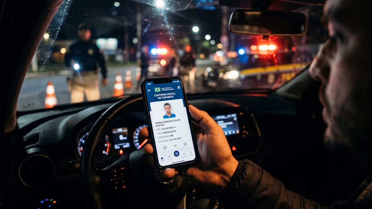 A verdade sobre a CNH digital: 5 problemas que você pode enfrentar nas blitz em 2026