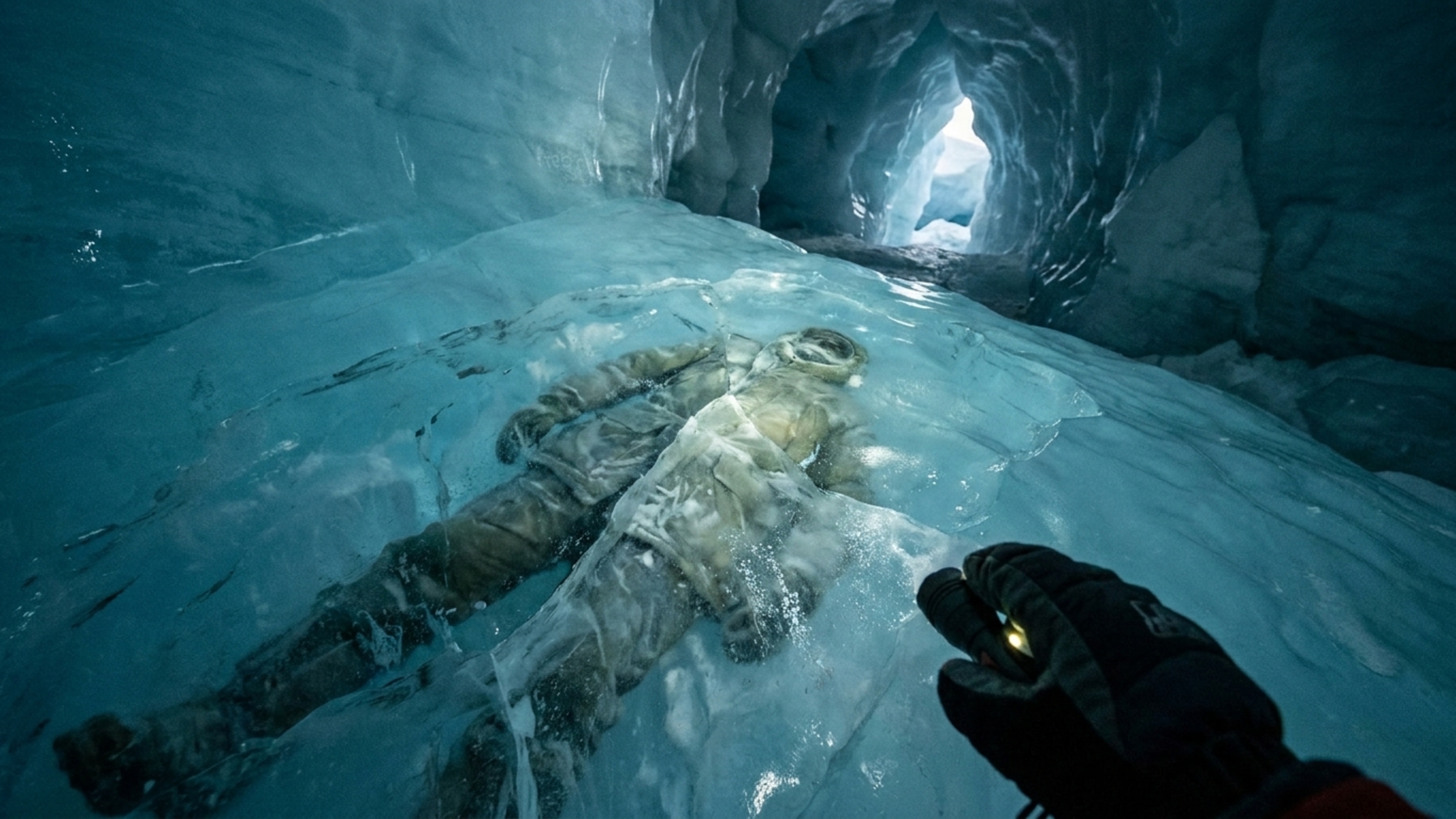 Mistério na Antártida: o corpo congelado encontrado em uma caverna de gelo e o que ele revela