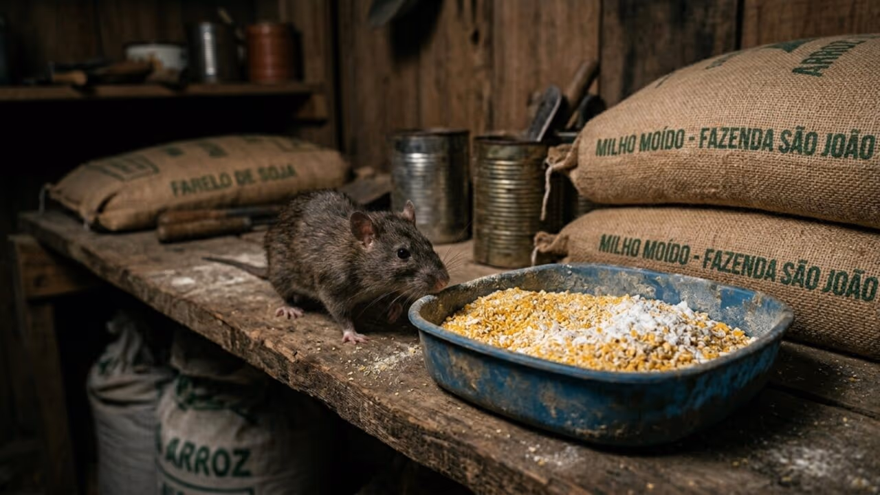 O truque implacável das fazendas usando gesso e fubá que acaba com ratos no forro do telhado