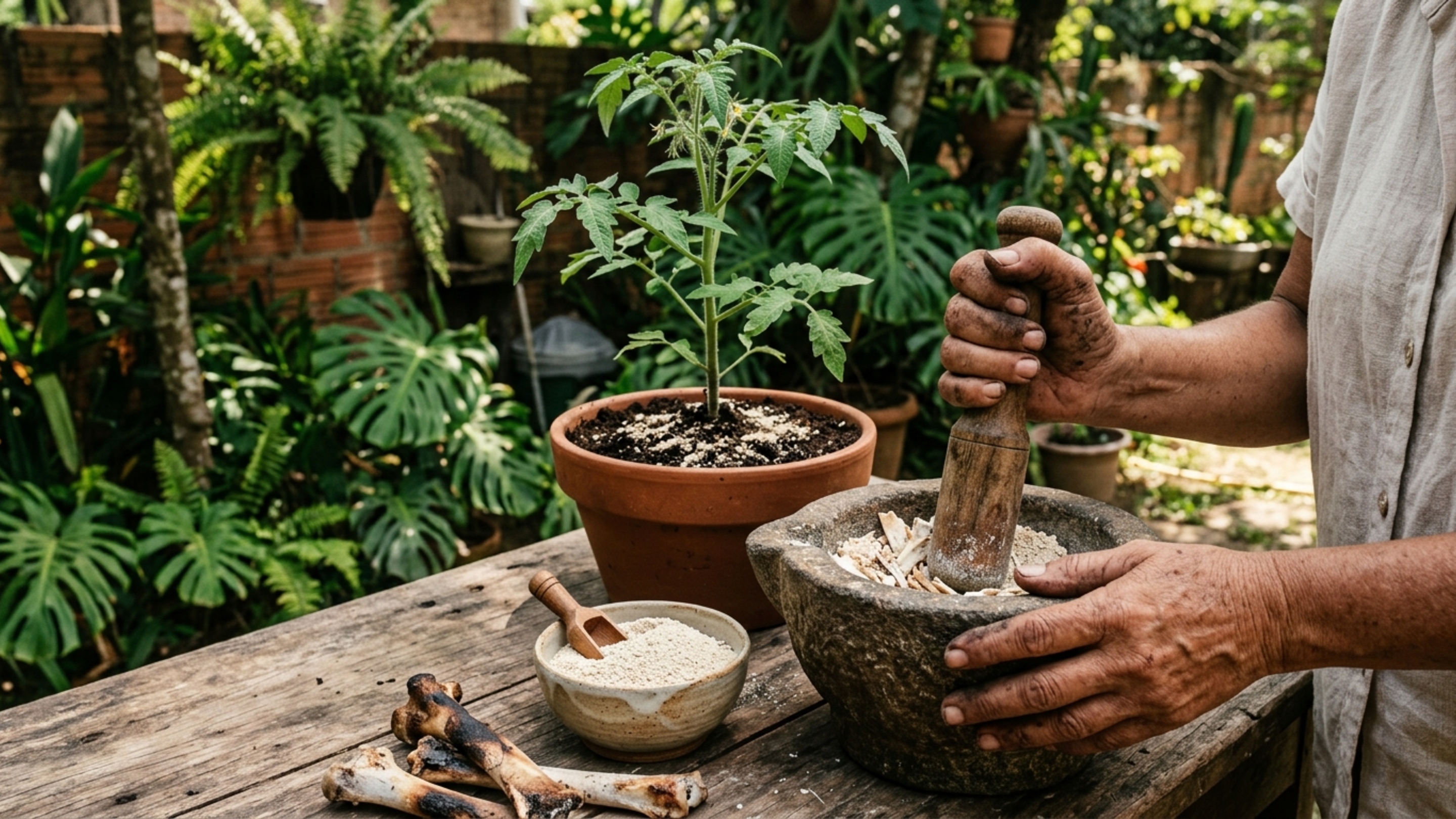 O adubo com ossos de churrasco que pode turbinar frutíferas e aumentar a produção quando usado do jeito certo