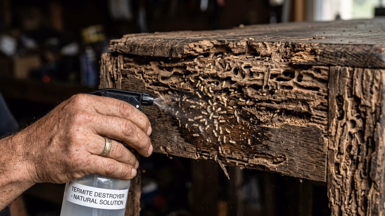O veneno natural para cupim que a Embrapa estuda e que você pode fazer em casa com uma fruta comum