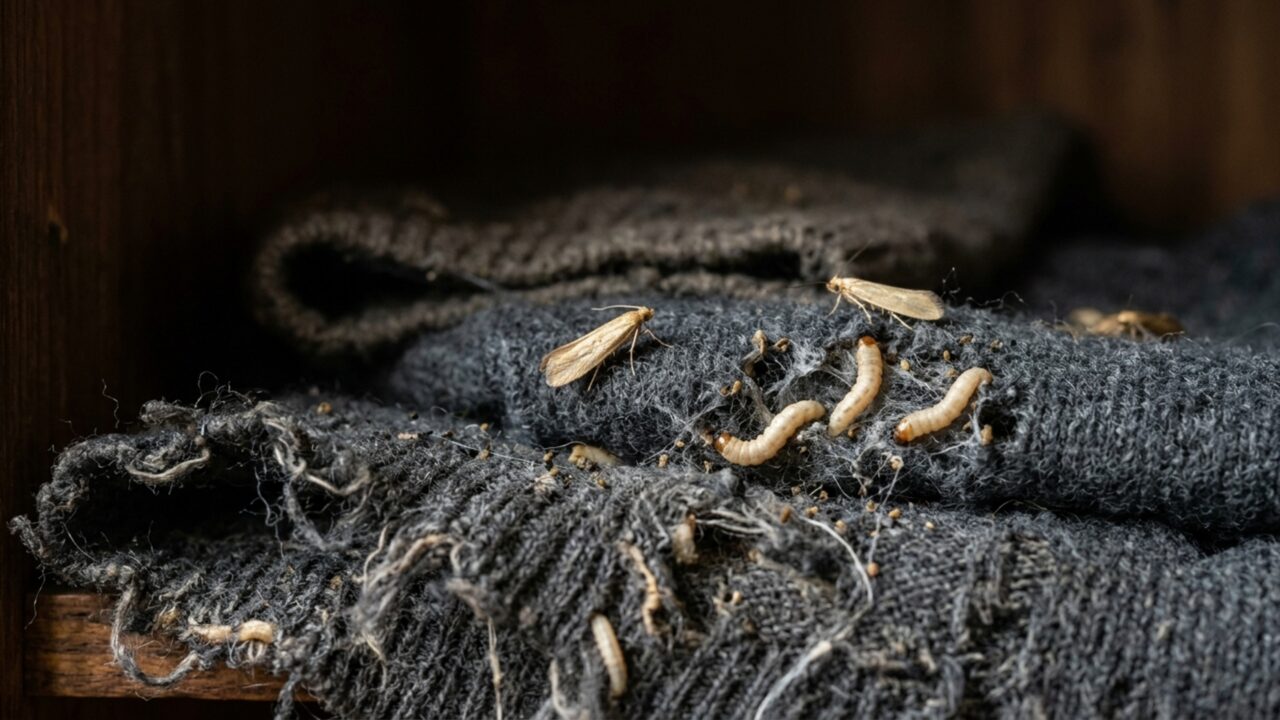 Como eliminar traças no guarda-roupa imediatamente com métodos simples que funcionam na hora