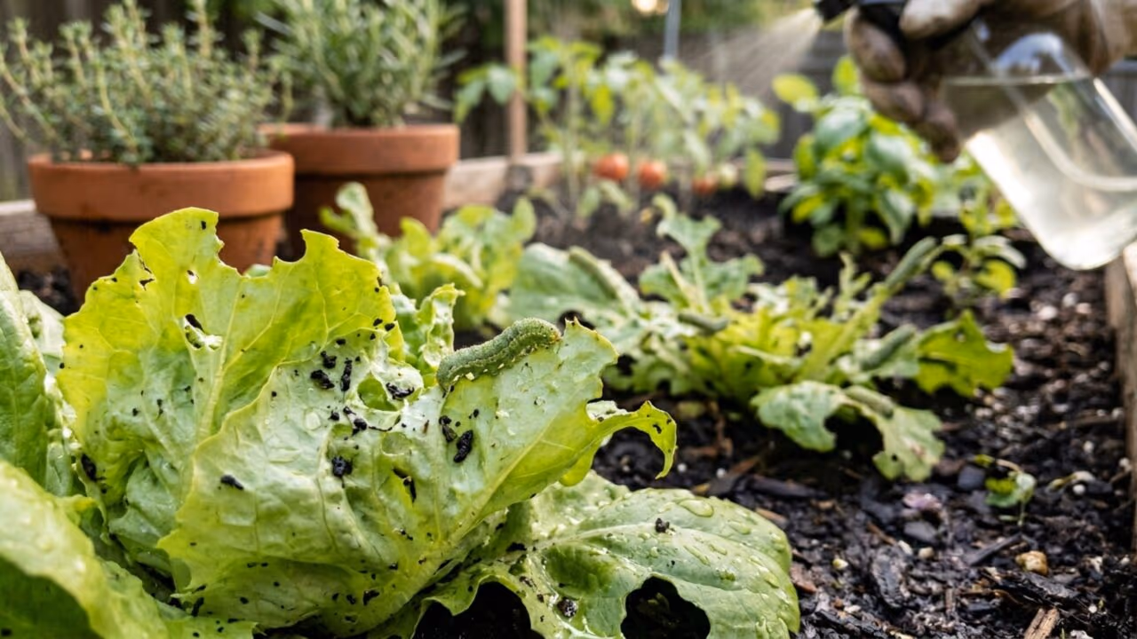Como acabar com lagartas no jardim com um método simples que protege suas plantas