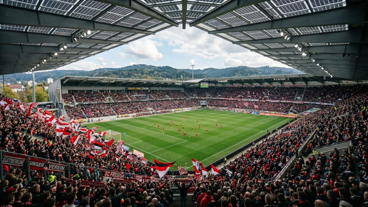 A engenharia por trás do estádio que instalou um teto solar gigante para gerar a própria energia