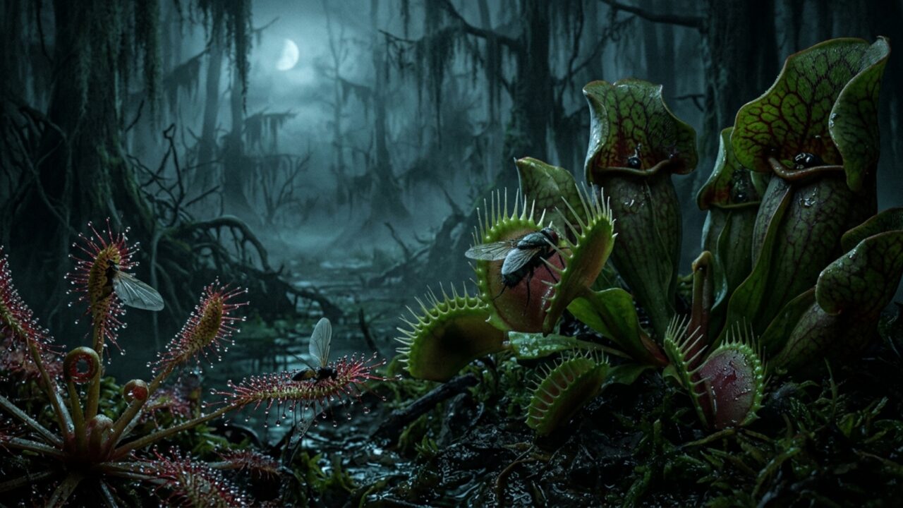 5 plantas carnívoras impressionantes que existem de verdade e mostram como a natureza pode surpreender
