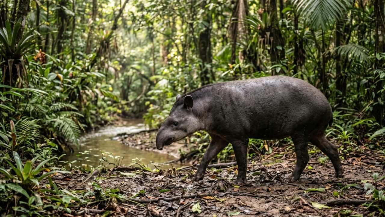 O gigante brasileiro de quase 300 kg que atravessa a mata em silêncio e ainda ajuda a plantar florestas