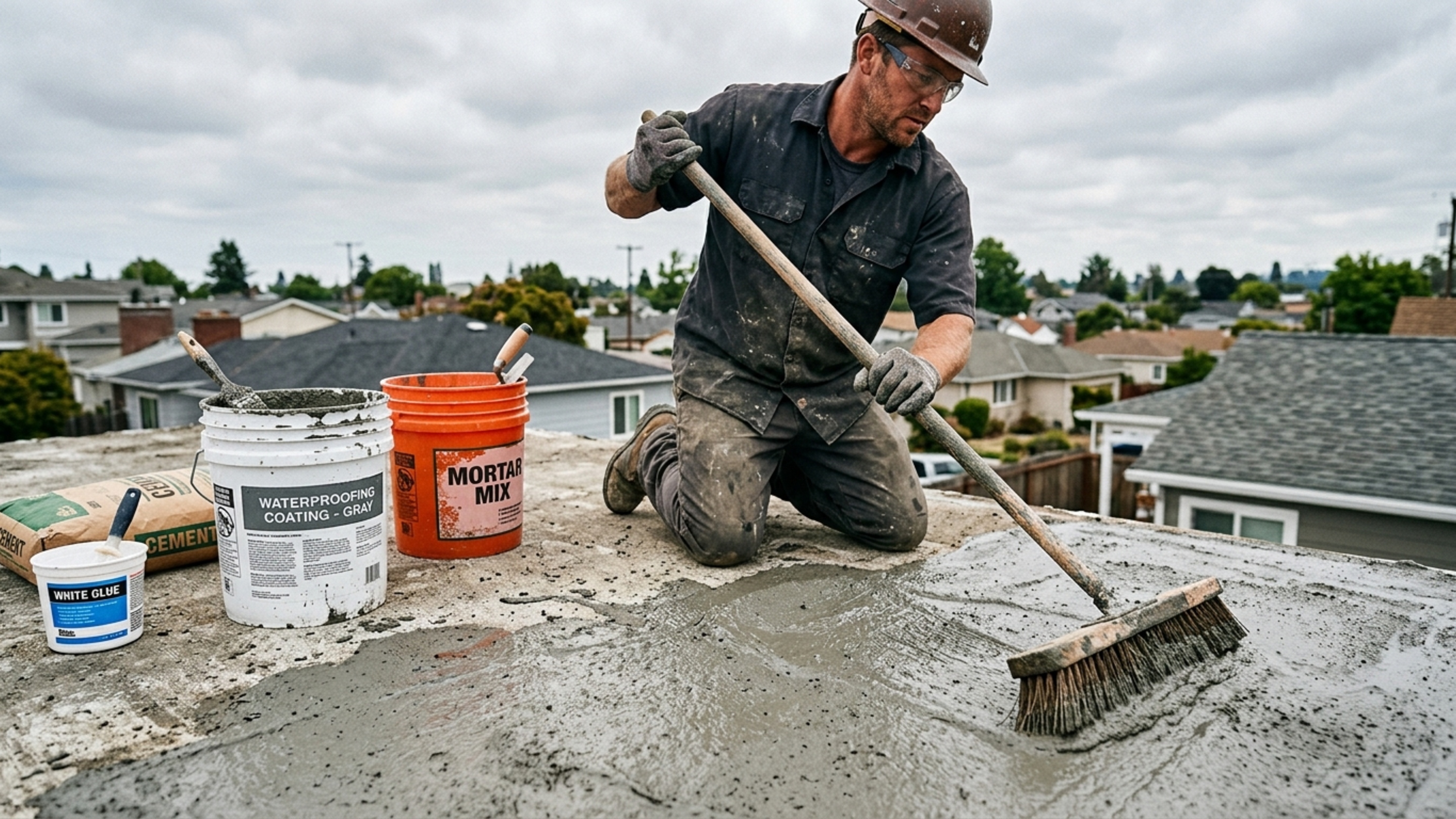 Pedreiro cria impermeabilizante caseiro e mostra passo a passo de como fazer e aplicar na prática