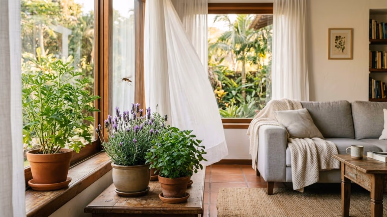 A planta que afasta mosquitos e ainda melhora a qualidade do ar dentro de casa