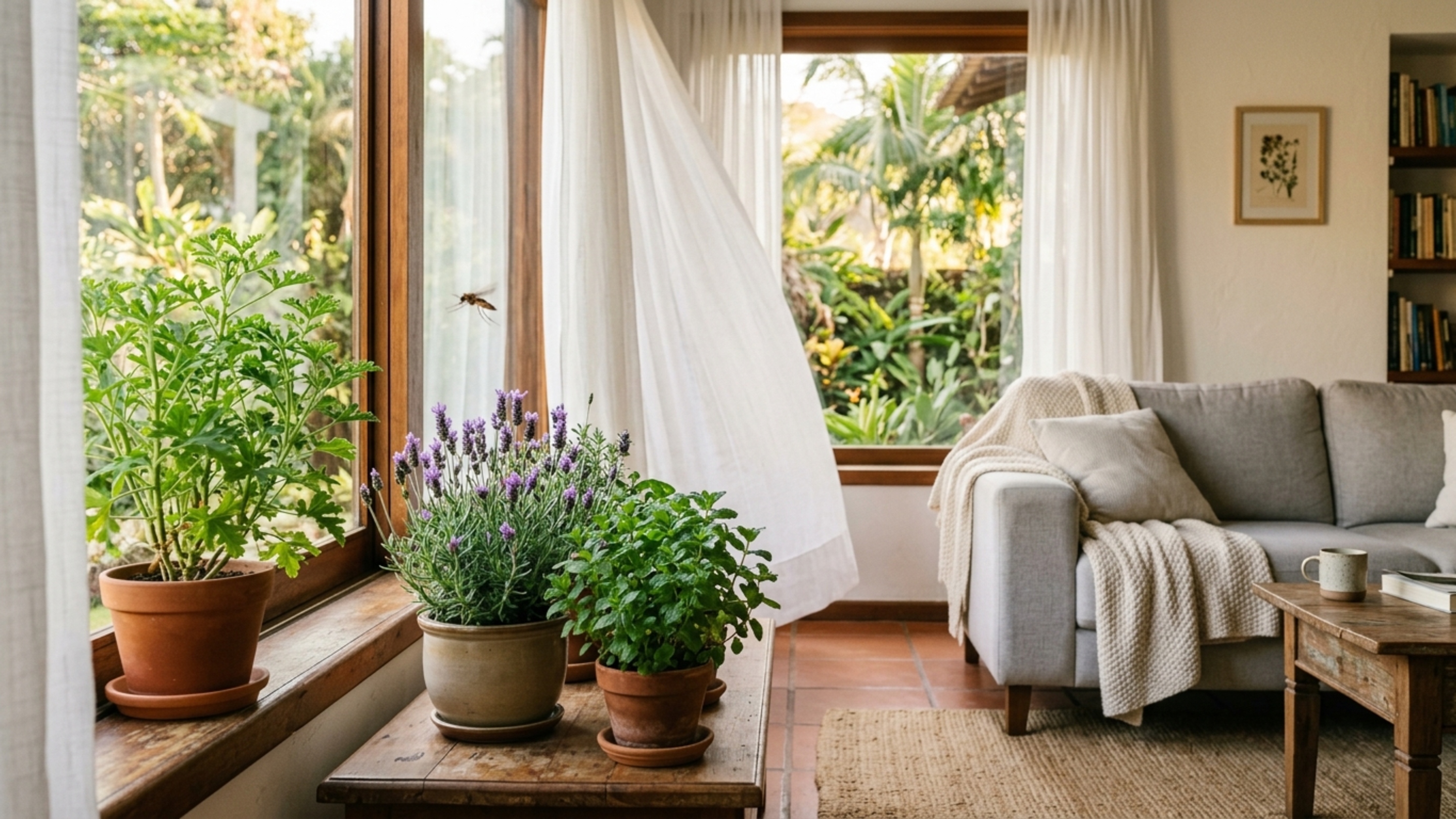 A planta que afasta mosquitos e ainda melhora a qualidade do ar dentro de casa