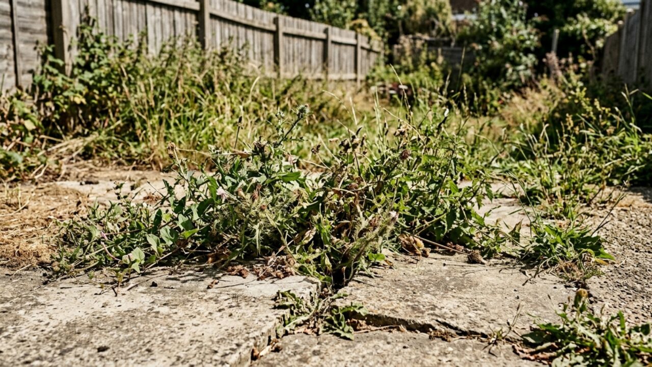 O herbicida natural e barato que queima ervas daninhas pela raiz sem envenenar sua chácara